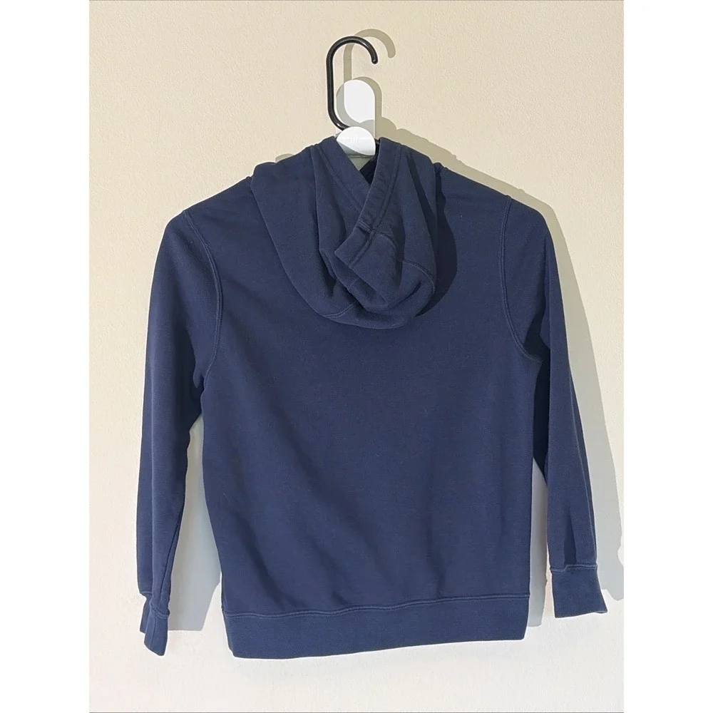 Nike Navy‎ Blue UCONN Huskies Logo Hooded Sweatshirt Hoodie Youth Child Small